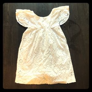 Zara Girl’s white eyelet dress